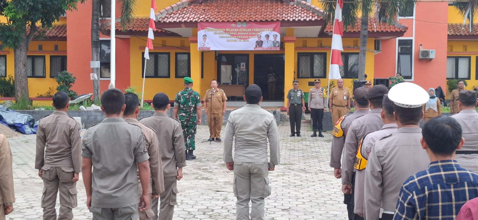 Apel Gelar Pasukan, Polsek Serang Baru Tempatkan Personel Dititik Rawan Macet