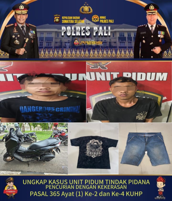 Dua Pelaku Berinisial PS (22) dan FA (15) Yang Masih dibawah Umur,Berhasil Diringkus Polisi Setelah Melakukan Pencurian Dengan Kekerasan , Selengkapnya Buka Ling 👇👇