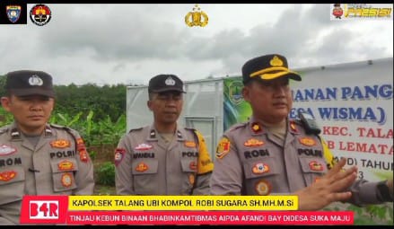 Polsek Talang Ubi Dorong Ketahanan Pangan dan Hijaukan Lingkungan Melalui Pemanfaatan Lahan Tidur