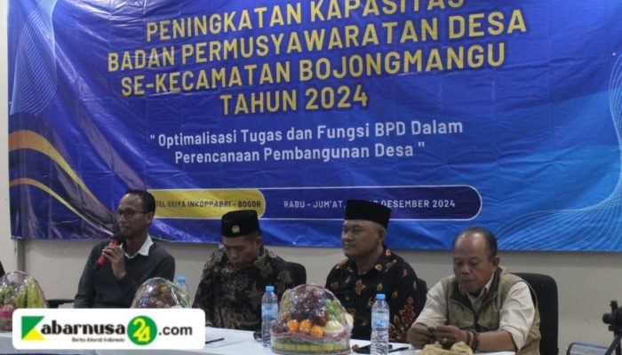 Bimtek BPD se-Kecamatan Bojongmangu, Tingkatkan Kompetensi untuk Kemajuan Desa