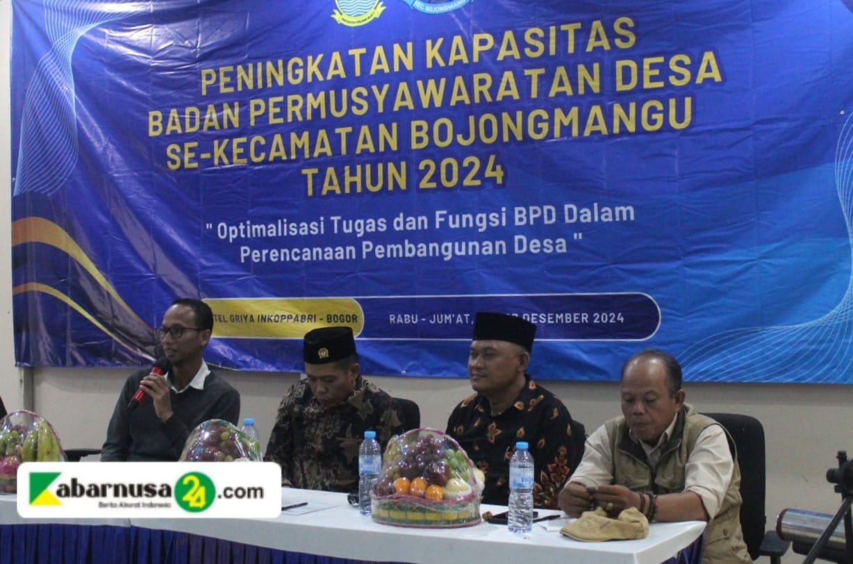 Bimtek BPD se-Kecamatan Bojongmangu, Tingkatkan Kompetensi untuk Kemajuan Desa