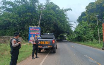 Jaga Kondusif, Sat Samapta Polres Lampung Utara  Intensifkan Patroli  R4