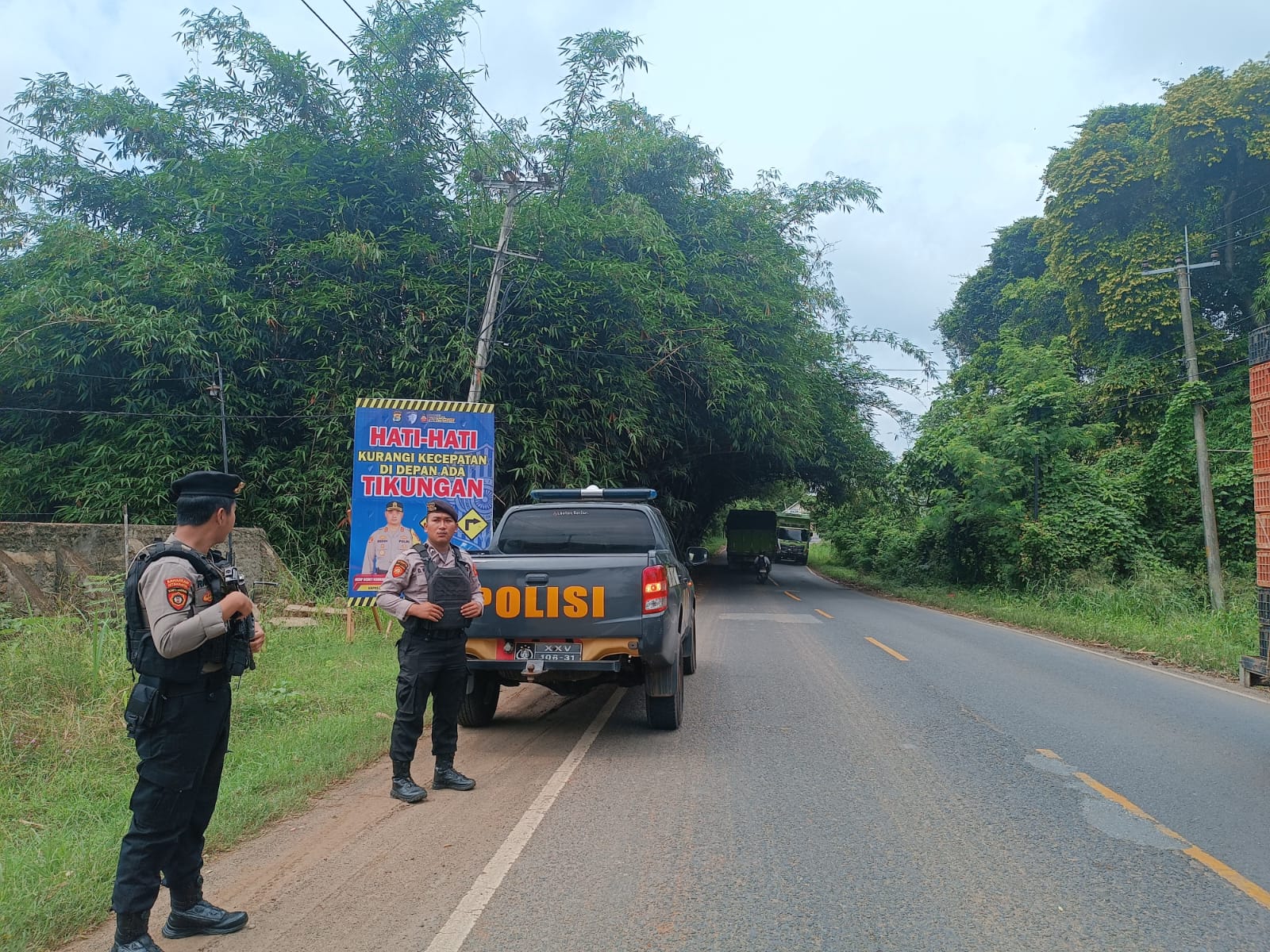 Jaga Kondusif, Sat Samapta Polres Lampung Utara Intensifkan Patroli R4