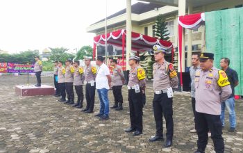 Polres PALI Gelar Apel Pagi Akhir Tahun 2024, Fokus pada Patroli Intensif