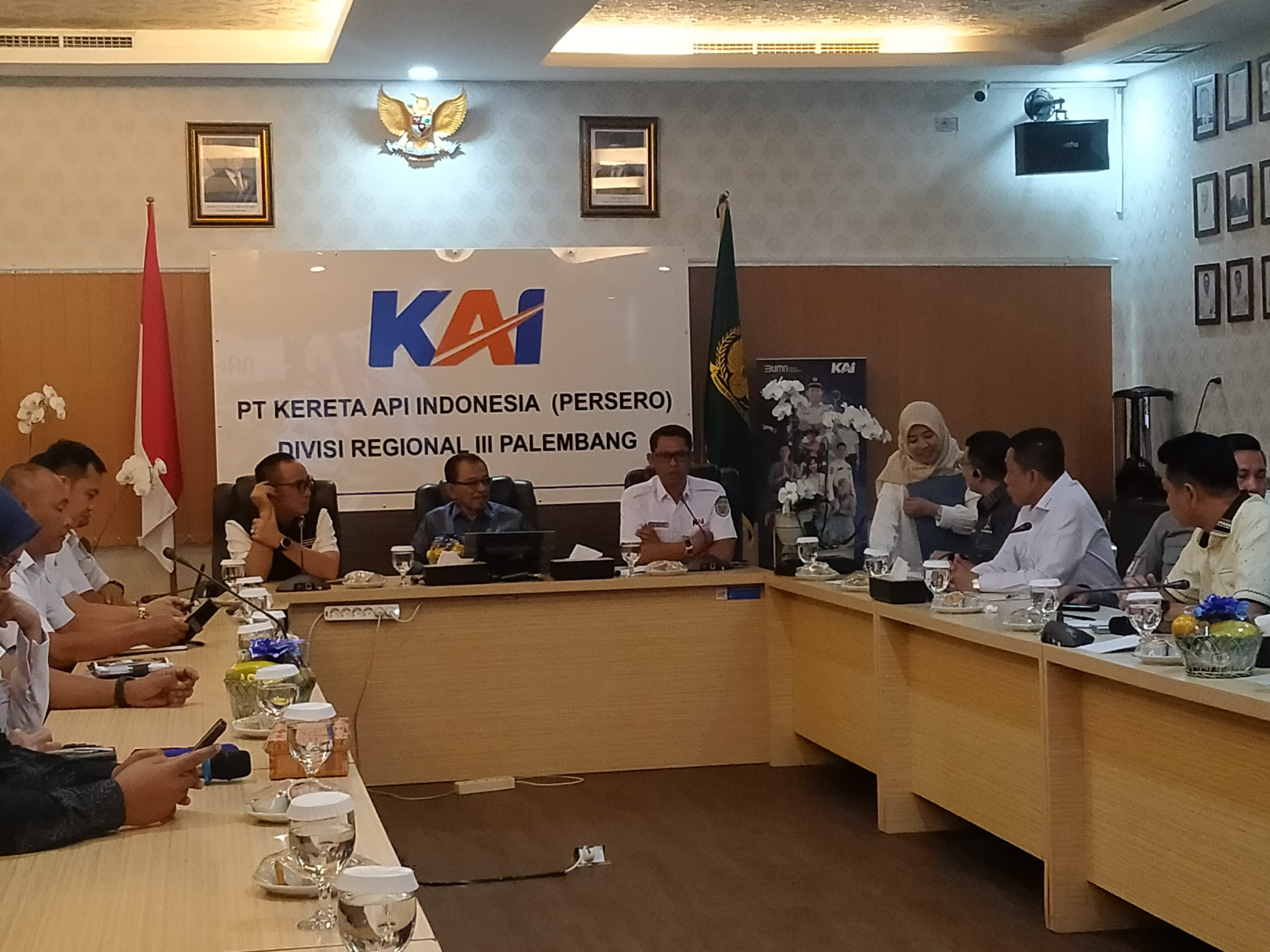 KAI Divre III Palembang Komitmen Atas Penyelesaian dan Pengelolaan Aset Negara