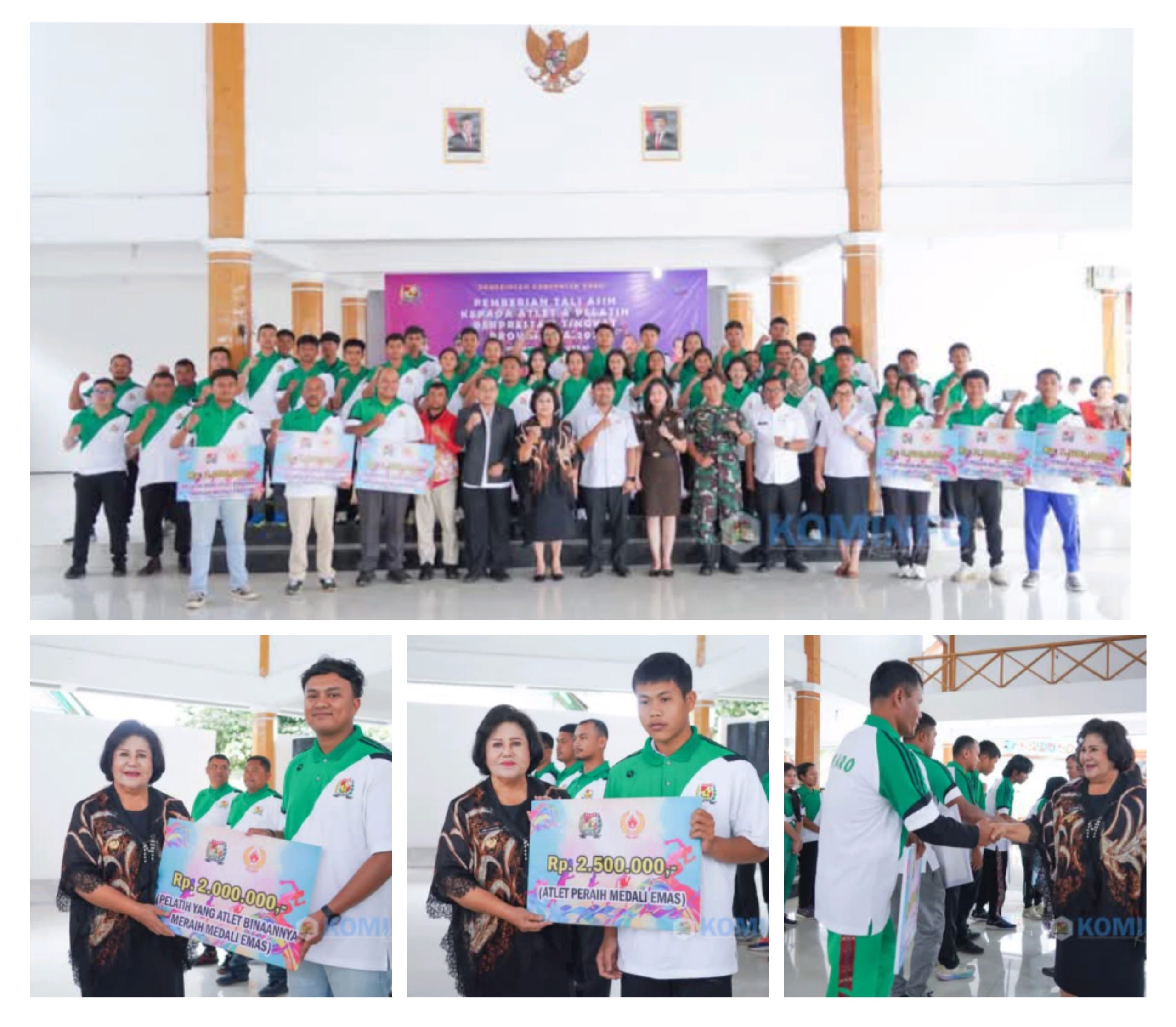 Bupati Karo Berikan Penghargaan kepada Atlet dan Pelatih Berprestasi dalam Event Olahraga Provinsi