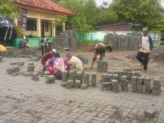 Penataan Halaman SDN Bantarsari 04 Amburadul di Soal DPP LSM SIRA