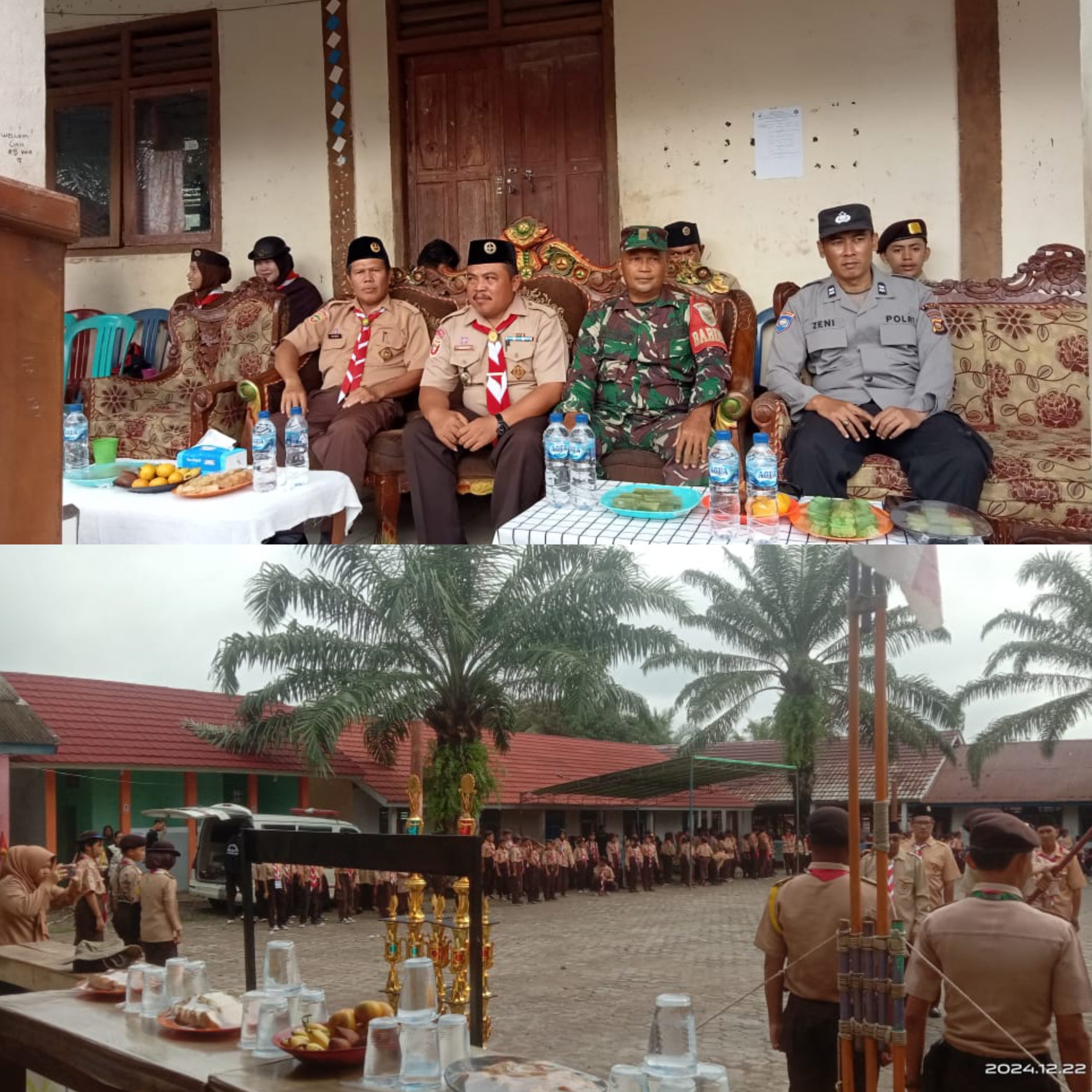 kegiatan Perkemahan Akhir Tahun 2024 Perata III se-Kwarran Tingkat SD/SMP Ranting Abab Sukses digelar di SMP PGRI Desa Betung, Kecamatan Abab, Kabupaten PALI