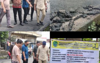 Proyek Pengaspalan Jalan Tanah Abang-Purun Menuai Kritik, Pimpinan dan Anggota DPRD PALI Lakukan Sidak