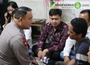 Wakapolrestabes Medan Kunjungi Orangtua Tiga Kakak Beradik Korban Penikaman