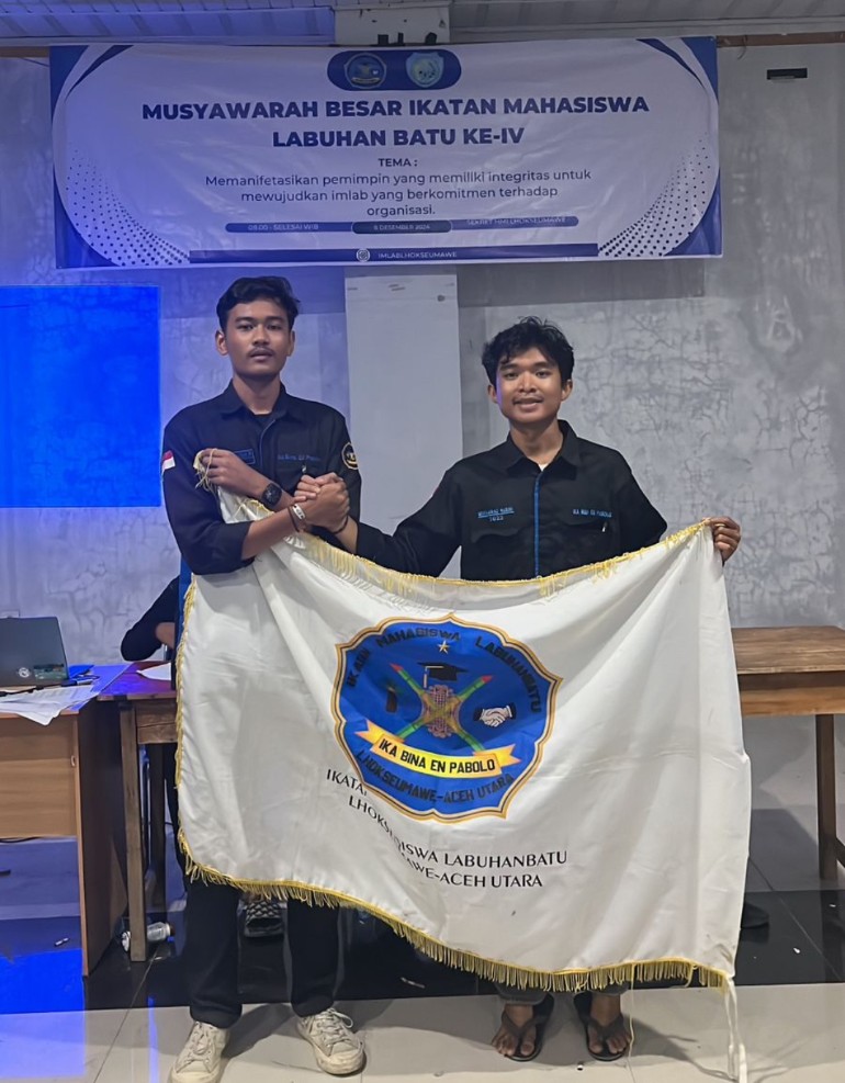 Muhammad Habibi Pemuda Asal Pangkatan, Labuhanbatu, Terpilih Sebagai Ketua Umum Ikatan Mahasiswa Labuhanbatu Lhokseumawe-Aceh Utara Periode 2024/2025