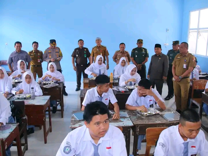 Program Makan Bergizi Gratis (MBG) di Mulai di Lampung Utara