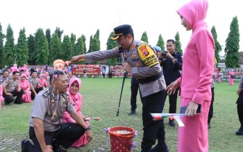 48 Personel Polres Lampung Utara  Menerima Kenaikan pangkat  Setingkat Lebih Tingi