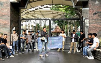 Ratusan Mahasiswa Demo di Kejaksaan agung (Kejagung) Jakarta Mintak Telisik Dugaan Mafia Tanah di Lampung