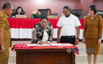 Bupati Karo, Cory Sriwaty Sebayang hadiri Paripurna penetapan pasangan calon Bupati dan Wakil Bupati terpilih