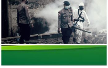 Polda Lampung Gelar Fogging dan Edukasi  Cegah Demam Berdarah