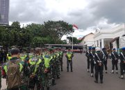"Dishub Kota Bandung Menyampaikan Himbauan Kepada Masyarakat Terkait Malam Tahun Baru Di Acara Upacara Apel Bersama Kapolrestabes Bandung Dan Jajarannya"