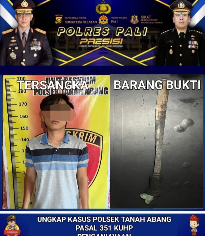 Unit Reskrim Polsek Tanah Abang Berhasil Mengungkap kasus Dugaan Tindak Pidana Penganiayaan, Selengkapnya buka Link di 👇👇