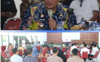 Pj. Bupati Lampung Utara Hadiri Rakor Program Makan Siang Bergizi Di Kodim 0412