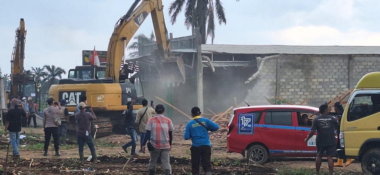 Pengosongan Lahan PTPN VII di Desa Sidosari Berlangsung Kondusif, 4 Provokator Diamankan