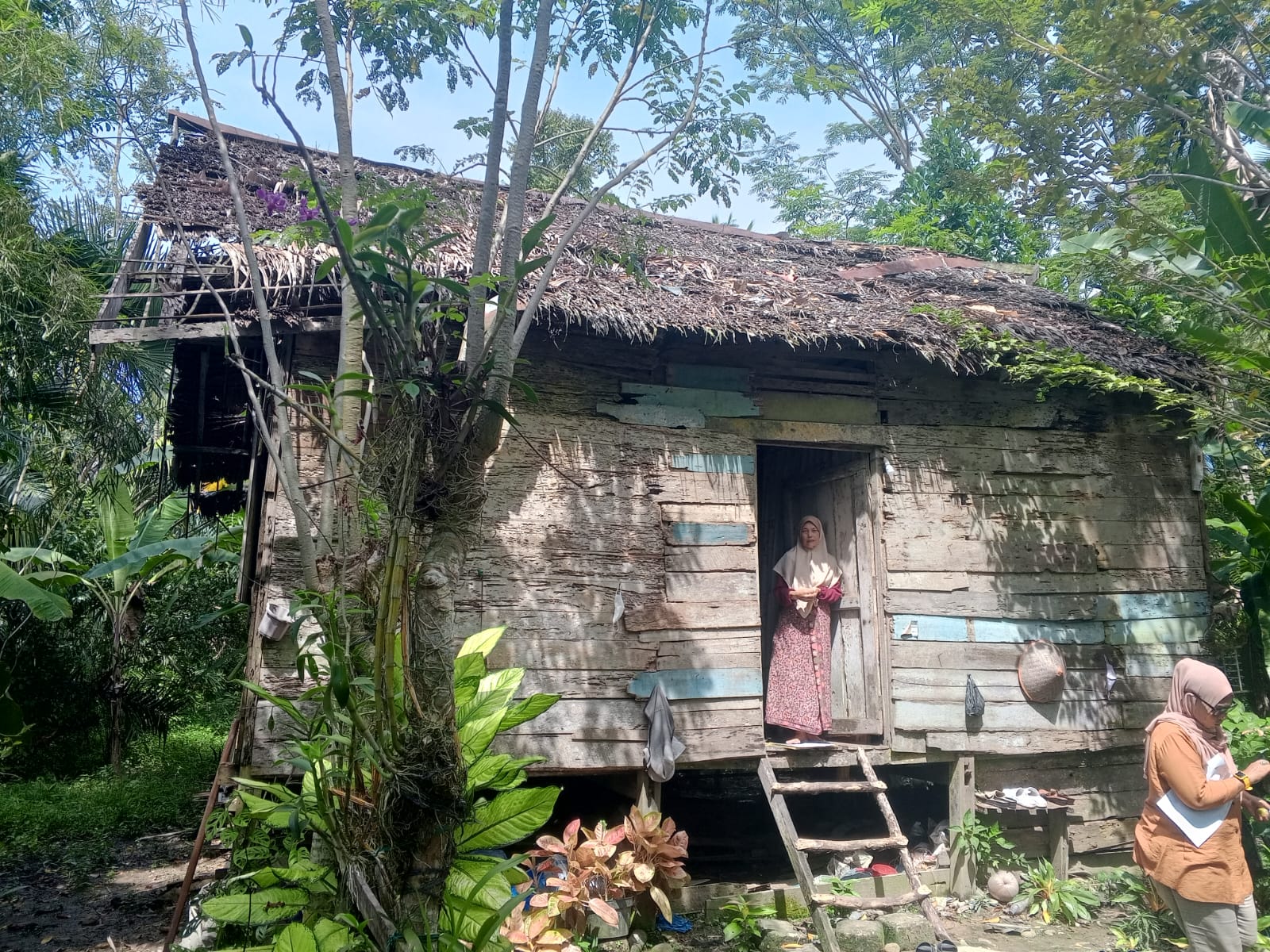 Miris,Ibu Supiana Warga Bantayan Simpan Ulim Tinggal Di Rumah Tak Layak Huni Butuh Perhatian Pemerintah.