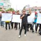 Puluhan Massa LPKN Unjukrasa Ke Polda Sumsel Minta Usut Dugaan Korupsi Dana BOS dan PSB di SMKN 3 OKU