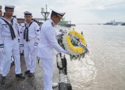 Kenang Jasa Pahlawan, Danlanal Palembang Pimpin Upacara Dharma Samudera