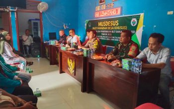 Polres PALI MenghadIri Musdessus di Desa Talang Bulang