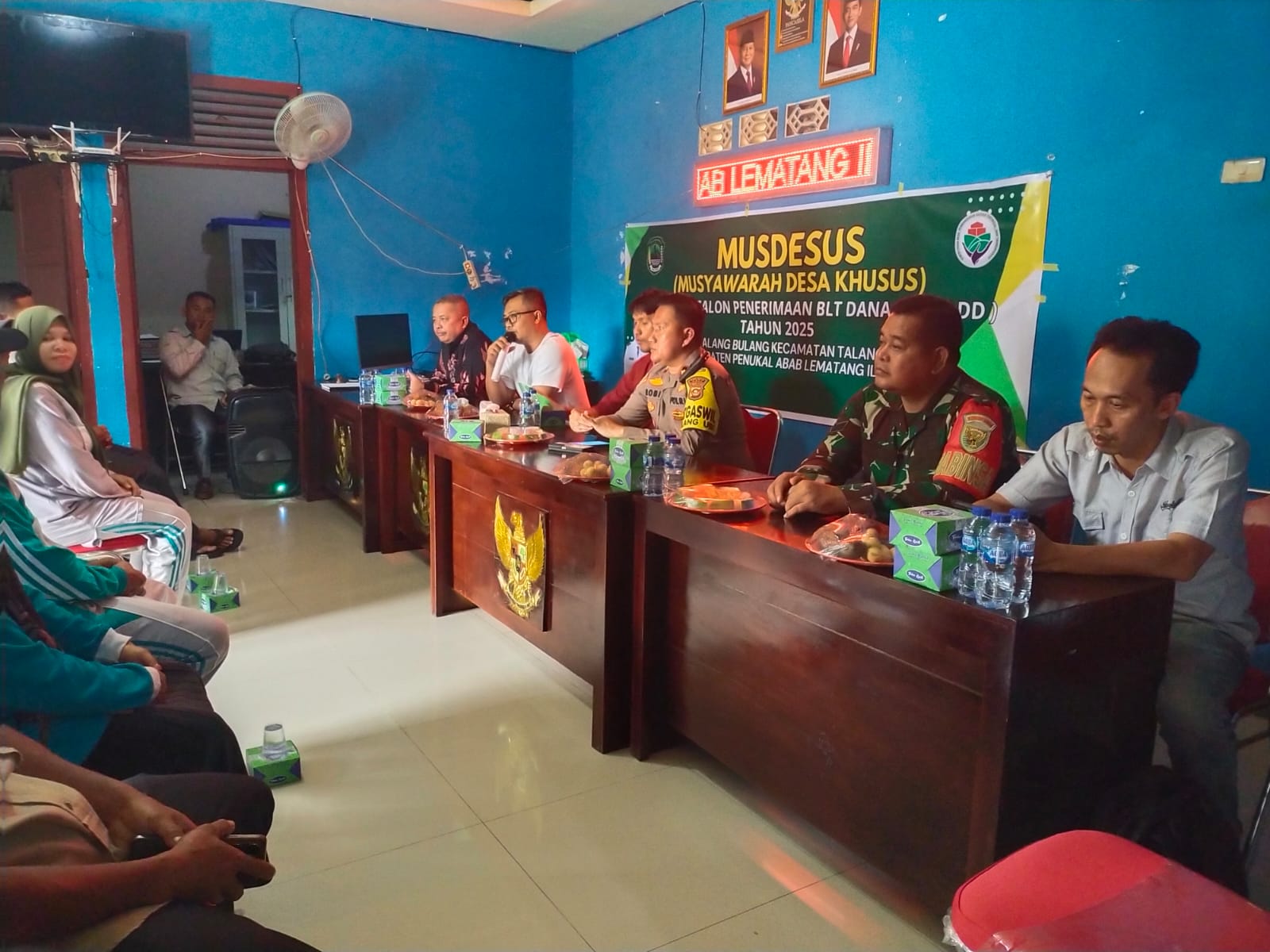 Polres PALI MenghadIri Musdessus di Desa Talang Bulang