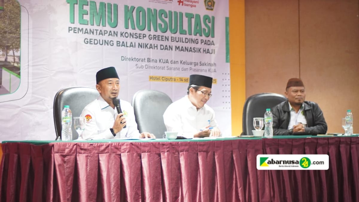 Green KUA, Kemenag Kembangkan Teknologi Tangki Tanah Kelola Limbah Air Wudu dan Hujan