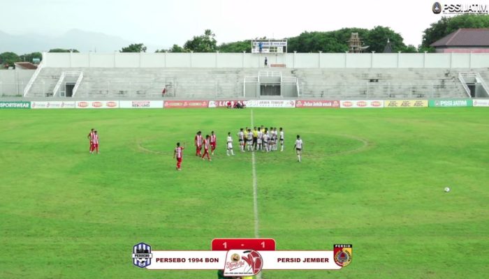 Persebo 1964 Tahan Persid Jember di Liga 4 