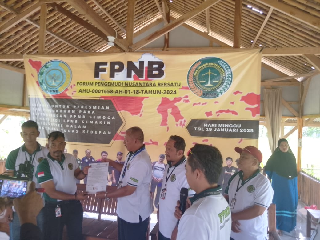 FPNB Resmi Dikukuhkan & Satu Komando Perjuangkan Pengemudi Mendapatkan Keadilan Hukum