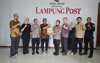 Jalin Senergitas Dengan Media,Kabid Humas Polda Lampung Kunjungi Kantor Lampung Post