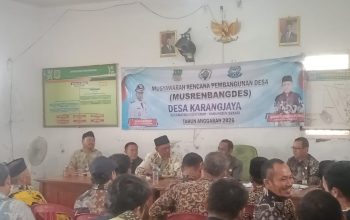 Musrenbang Desa Karang Jaya Optimal kan Pembangunan Desa dan Sumber Daya Masyarakat