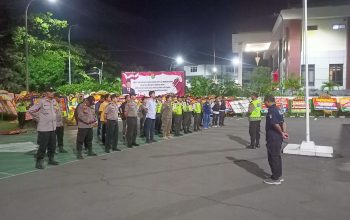 Polsek Cikarang Pusat Apel Cipta Kondisi Antisipasi Gangguan Kamtibmas