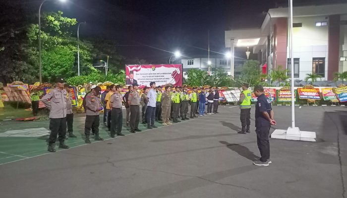 Polsek Cikarang Pusat Apel Cipta Kondisi Antisipasi Gangguan Kamtibmas