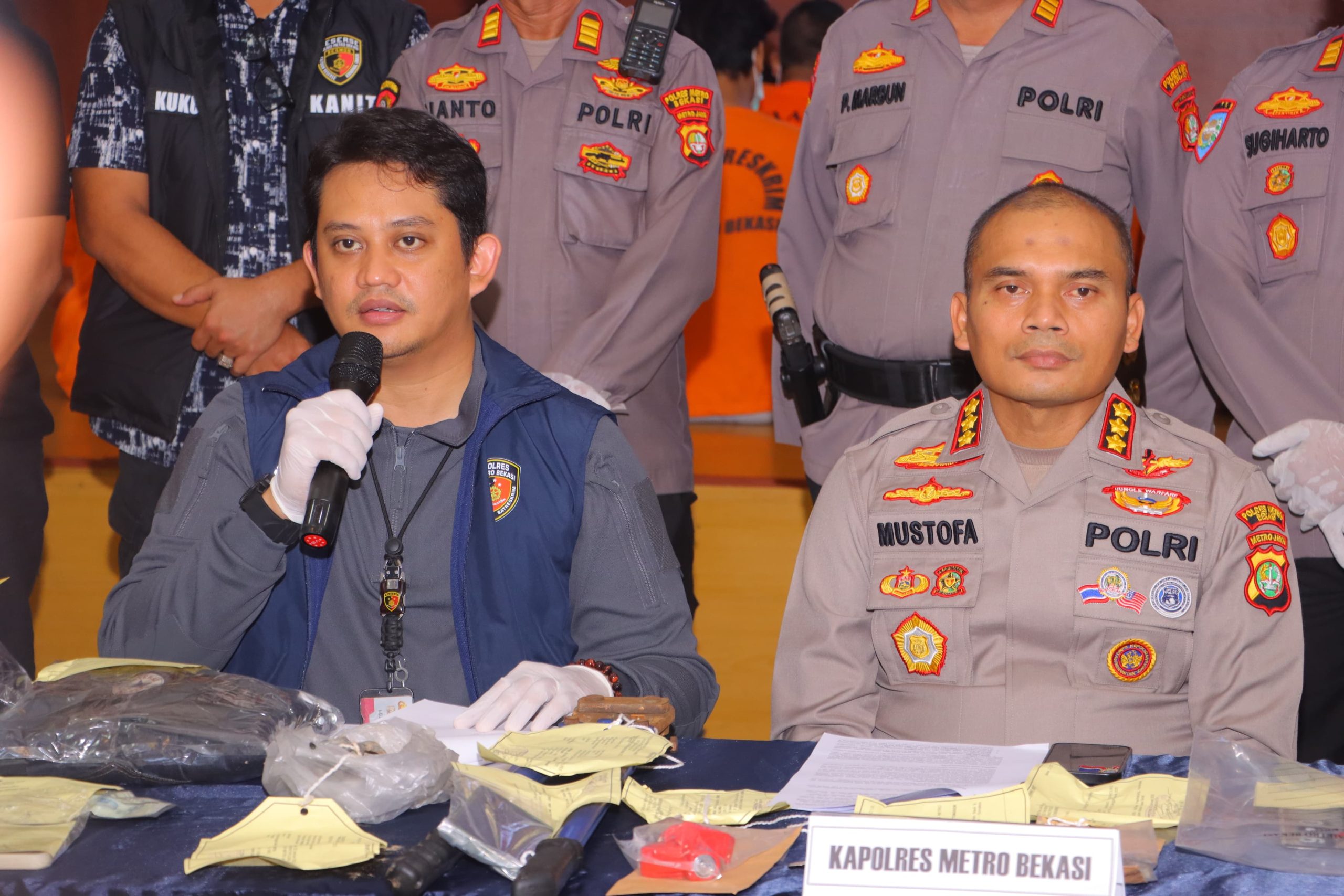 Satreskrim Polres Metro Bekasi Berhasil Ungkap Kasus Menonjol di Polres Metro Bekasi dan Polsek Jajaran