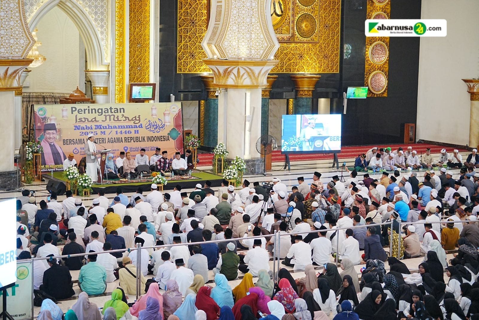 Peringatan Isra Mikraj di Masjid Izzatul Islam Grand Wisata Bekasi Dihadiri Menag dan Tokoh Lintas Agama