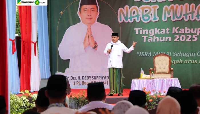 Momen Peringatan Isra Mi’raj 2025, Pj Bupati Bekasi Ajak Masyarakat Jaga Nilai Keimanan