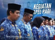 Kegiatan Rutin Apel Pagi di BPN Kabupaten Bondowoso