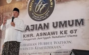 Kepala Badan Pertanahan Nasional (ATR/BPN), Nusron Wahid menghadiri Haul ke-67 K.H. Raden Asnawi, di Kudus