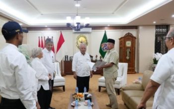 Kepala Badan Pertanahan Nasional (ATR/BPN), Nusron Wahid, menerima kunjungan dari Kepala Otorita Ibu Kota Nusantara