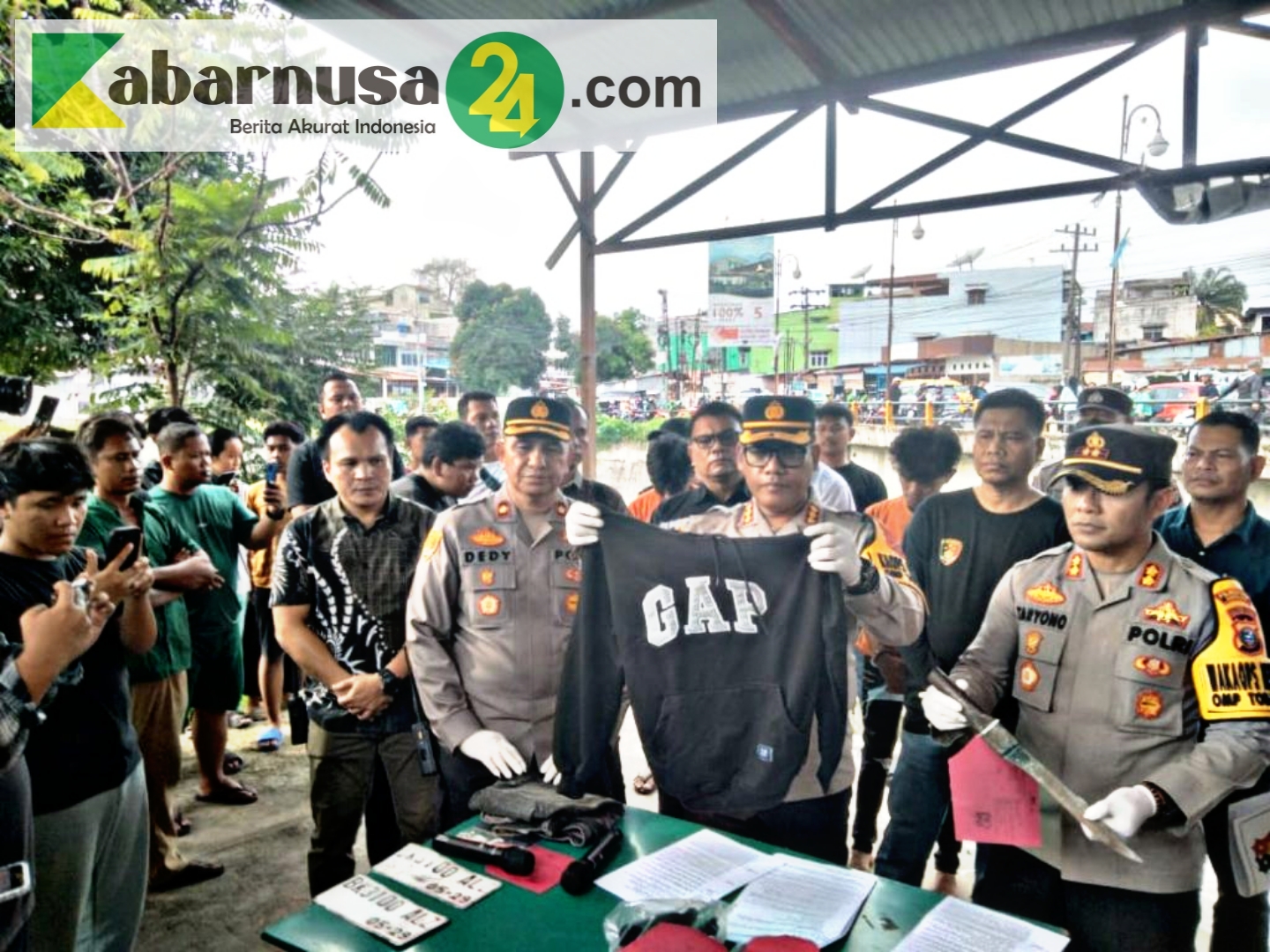 Team Spartan Polrestabes Medan dan Unit Reskrim Delitua Ringkus Pelaku Begal di Wilkum Delitua Serta Patumbak