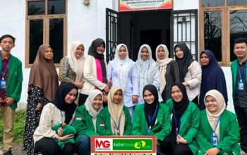 Serunya Mahasiswa KKN di Posyandu Keude  Aron Dari Timbang Balita Hingga Edukasi Gizi