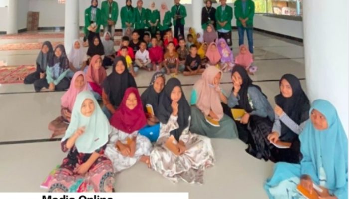 Kolaborasi Edukatif : Mahasiswa KKN Unimal Dan Anak-Anak Desa Blang Seunong