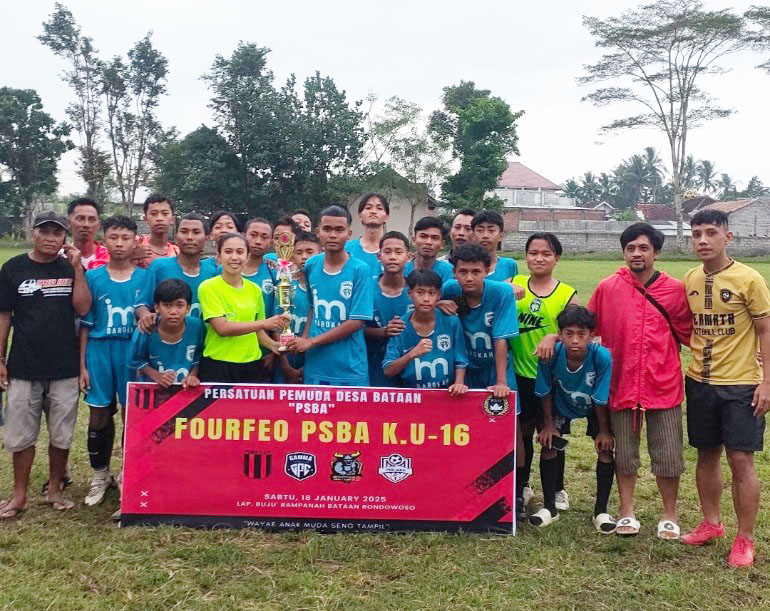 Club Sepak Bola GAMMA FC Mangli Junior Juara 3 Di Ajang Turnamen FOURFEO PSBA K.U - 16