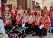 Donor Darah Di SMK Negeri 1 Bondowoso Diikuti 65 Pendonor