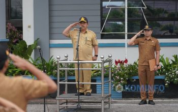 Jelang memasuki masa Purna Bakti, Sekretaris Daerah Kabupaten Karo Pimpin Apel Pagi di Kantor Bupati Karo