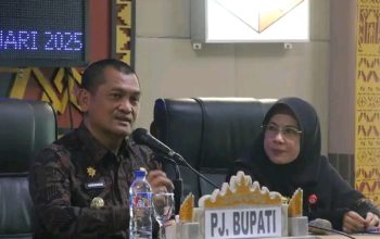 Pj, Bupati Lampung Utara  Pimpin Rakor Penyusunan Roadmap Aksi Kolaborasi  Penuntasan Sampah