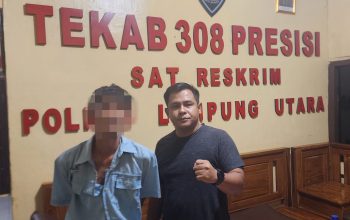 Kurang Dari  24 Jam Tekab 308 Presisi  Polres Lampung utara Tangkap  Pelaku Pencurian  Di Toko Roti